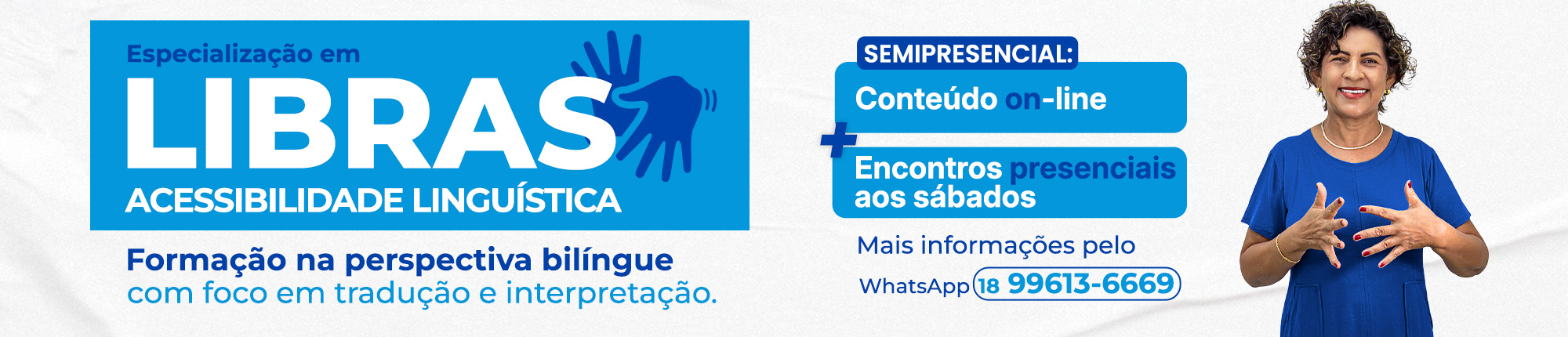 Pós-graduação lato sensu LIBRAS